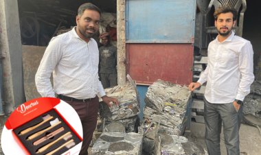 Dencrus launches a toothbrush upcycled from Aluminium beverage cans.