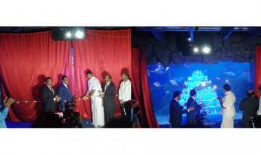 TN Tourism Minister unveiled first-ever underwater Navarathri Bommai Golu Displayat VGP Marine Kingdom
