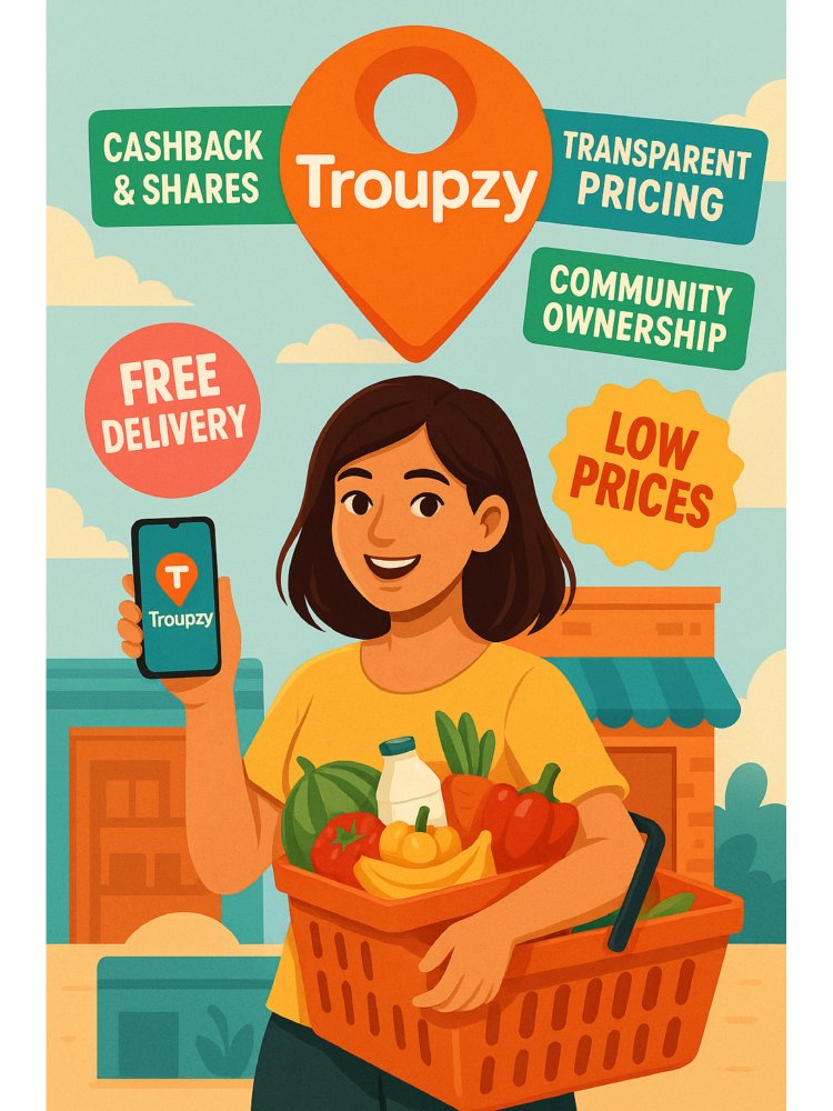 Troupzy:Revolutionizing Grocery Shopping in India