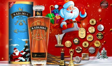 Sip and Celebrate Award-Winning Kadamba Single-Malt X-Mas Edition