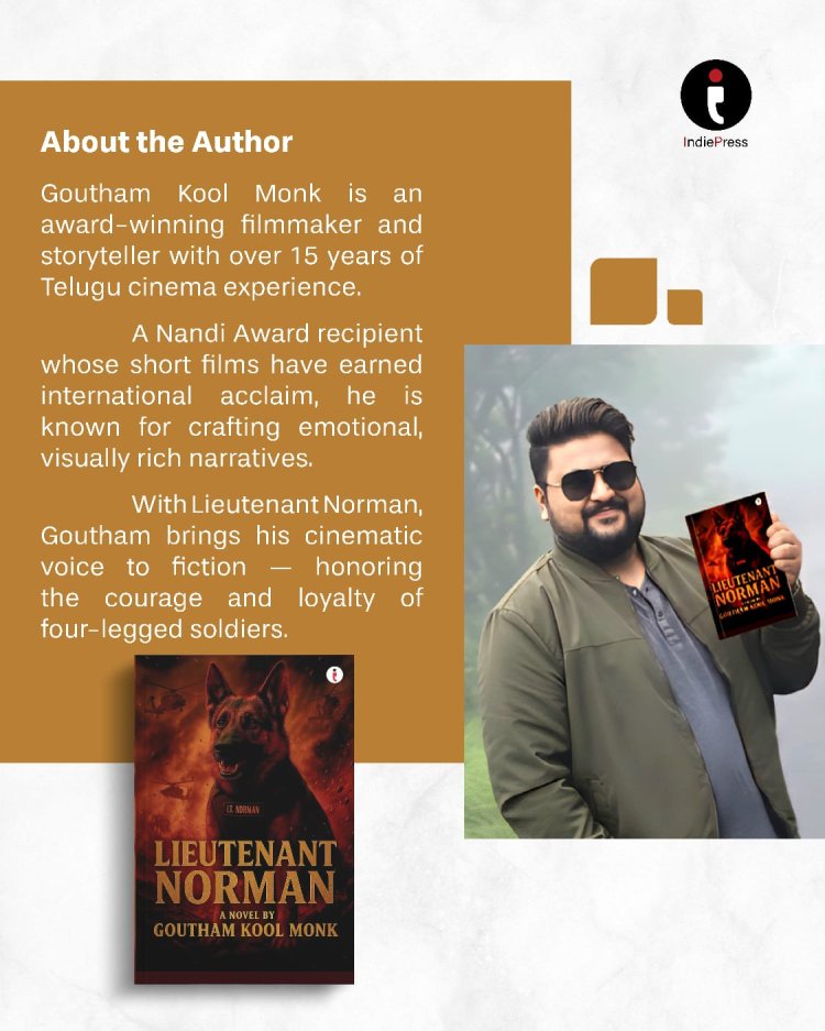 Lieutenant Norman: A Heartfelt Military Canine Drama by Author Goutham Kool Monk | Loyalty, Trauma & Redemption