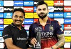 Amravati’s Pride Shines on the IPL Stage as Piyush Nandurkar Presents Angel One Super Six Award to Virat Kohli