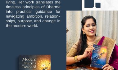 Modern Dharma Decoded by Author Dr. Usha Yanamandra – A Practical Guide to Dharma, Life Balance, Decision-Making, and Inner Clarity in Modern Times