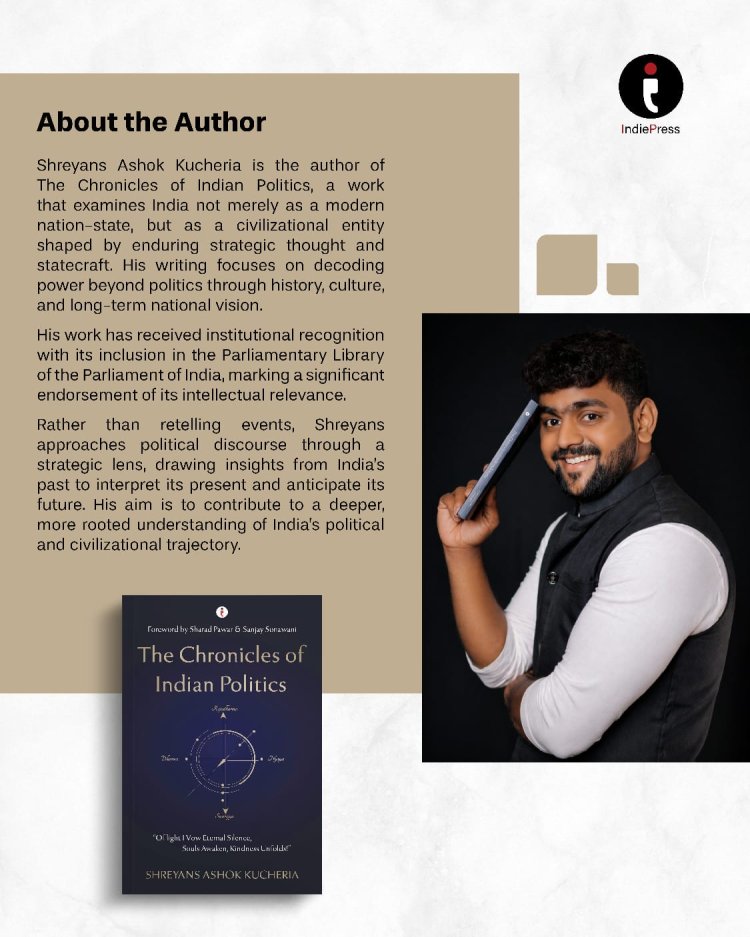 Of Light I Vow Eternal Silence Souls Awaken Kindness Unfolds – Shreyans Kucheria’s core philosophy in the realm of politics