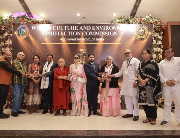 Poet Rejimon Christraj Thekkumpurathu Honored with 'Sahitya Seva Ratna Samman'; Launches Second Poetry Anthology 'The Aroma of Darkness'