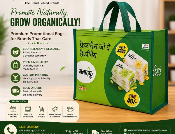 Vimuksha Advertisements Emerges as a Trusted Name in Custom Canvas, Jute and Non-Woven Bag Manufacturing