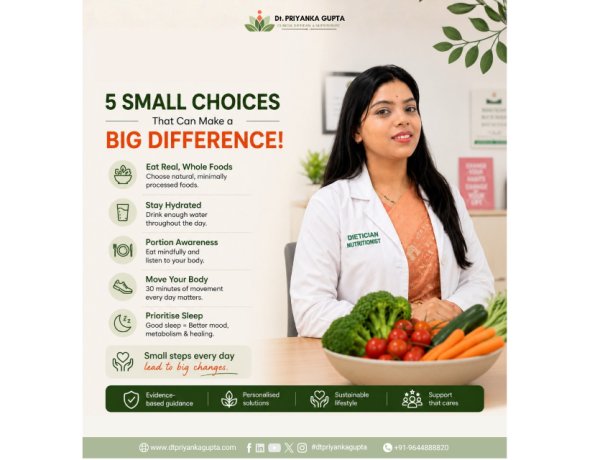 From Diet Charts to Real-Life Change: Dt. Priyanka Gupta Brings Personalized Nutrition Guidance Online