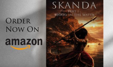 Skanda Part 1: Blood in the Water by Author Pon Kaushikan - A Tamil Mythological Fantasy of Gods, Time Travel and Ancient Power
