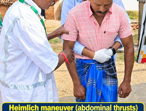 From the Brink of Death to Life :  Odisha 108 Ambulance Team Saves Critically Deathly Choking Patient’s Life with Prompt Action & Advanced Life Saving Treatment On The Spot